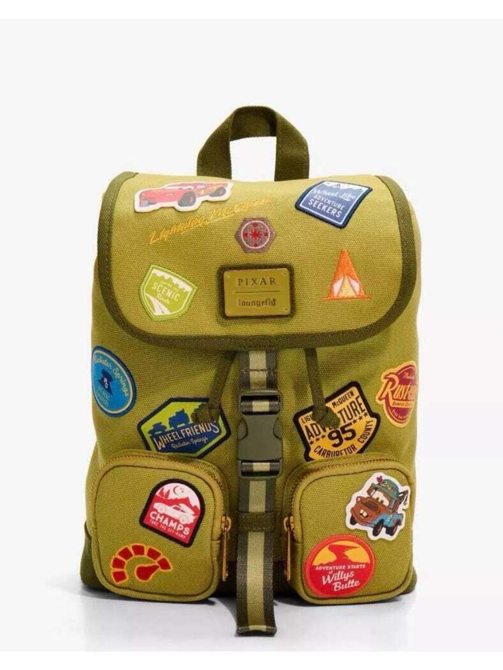 Loungefly Disney Pixar Cars Patches Mini Backpack